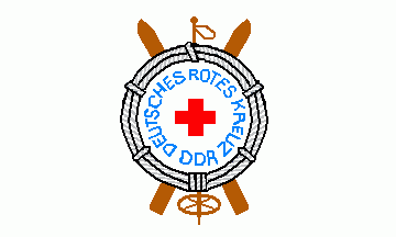 [German Red Cross East Germany mountain rescue flag#2]